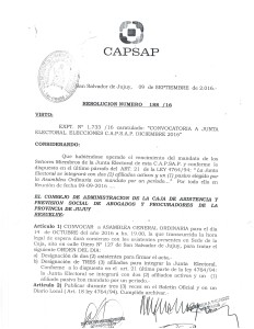 RESOLUCION 188